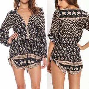 Spell & the Gypsy Bohemian Royale Playsuit Romper SIZE XS